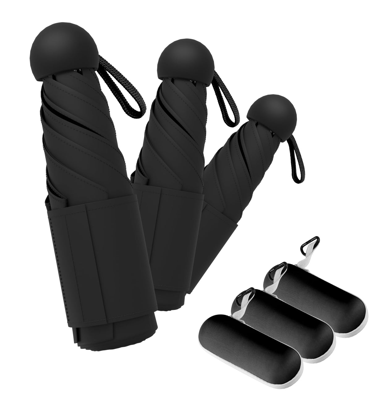 Umbrella Travel Size Mini Umbrella with UPF 100+ UV Rain Protection