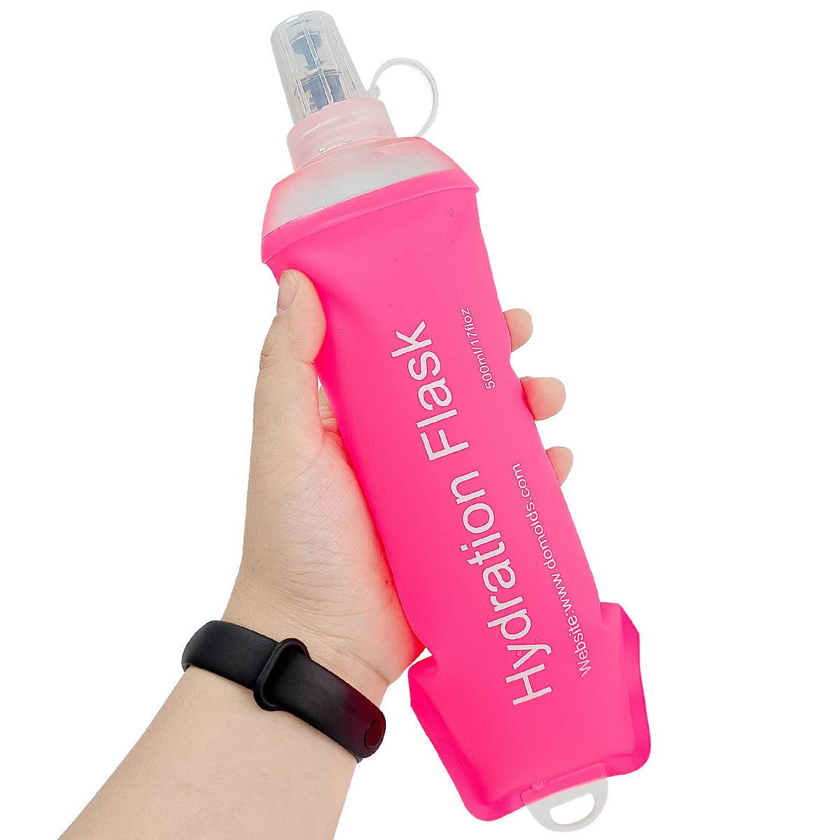 GUYI GYGYL Soft Flask Collapsible Water Bottle for Sports, 250ml White 2pcs