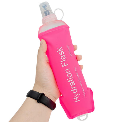 GUYI GYGYL Soft Flask Collapsible Water Bottle for Sports, 250ml White 2pcs