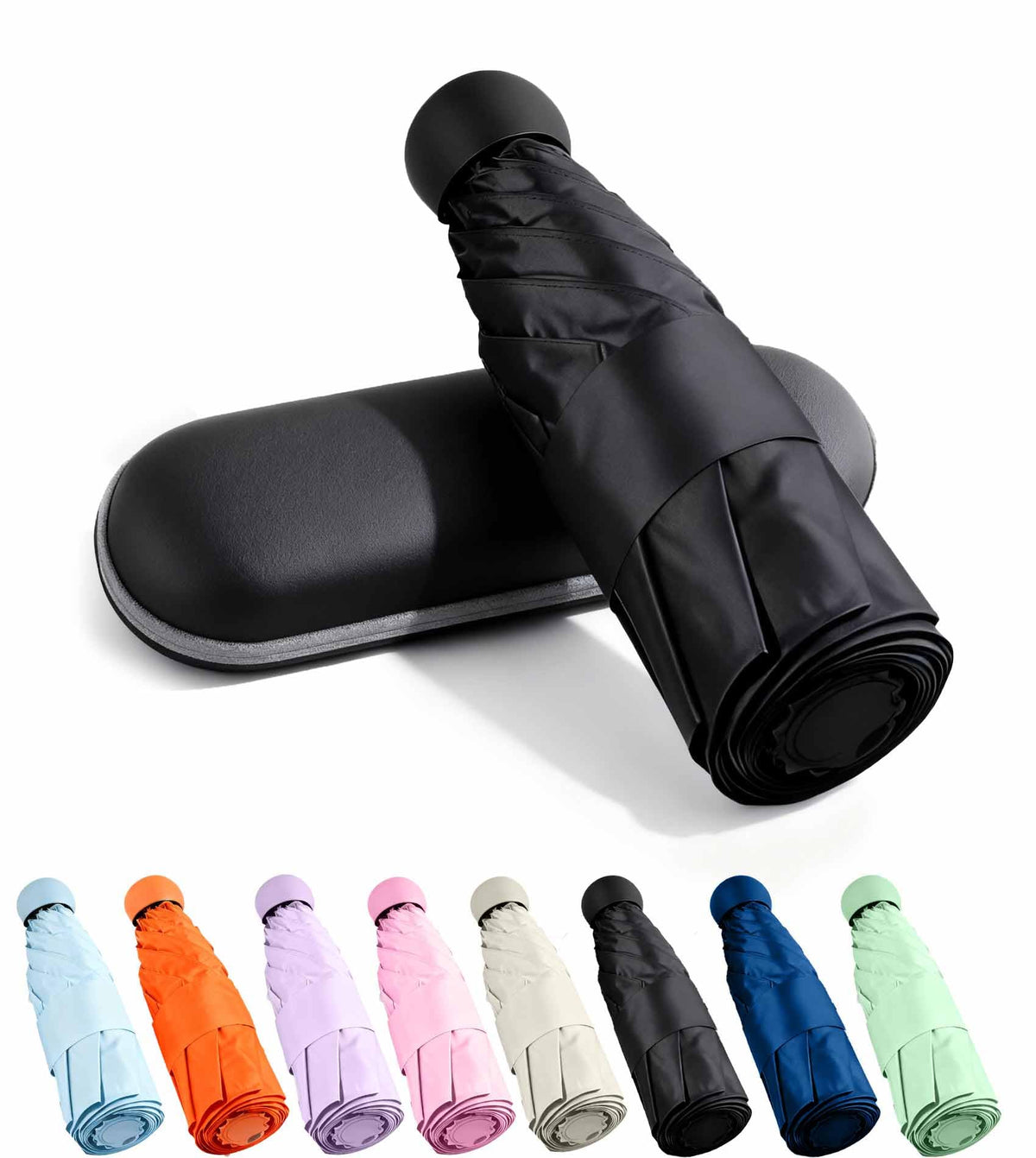 MRTLLOA Travel Essentials Mini/Compact Umbrella for Purse