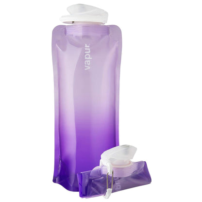 Vapur Collapsible Water Bottle with Carabiner - 23oz (0.7L) - Night Blue