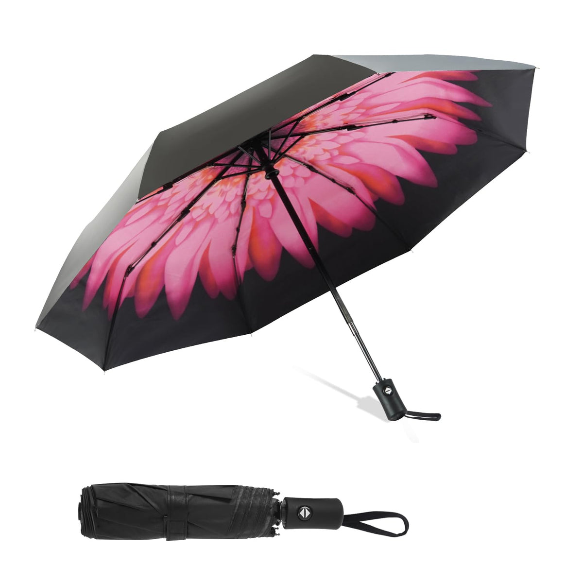 SY COMPACT Travel Umbrella - Windproof Automatic Compact Umbrellas for Rain