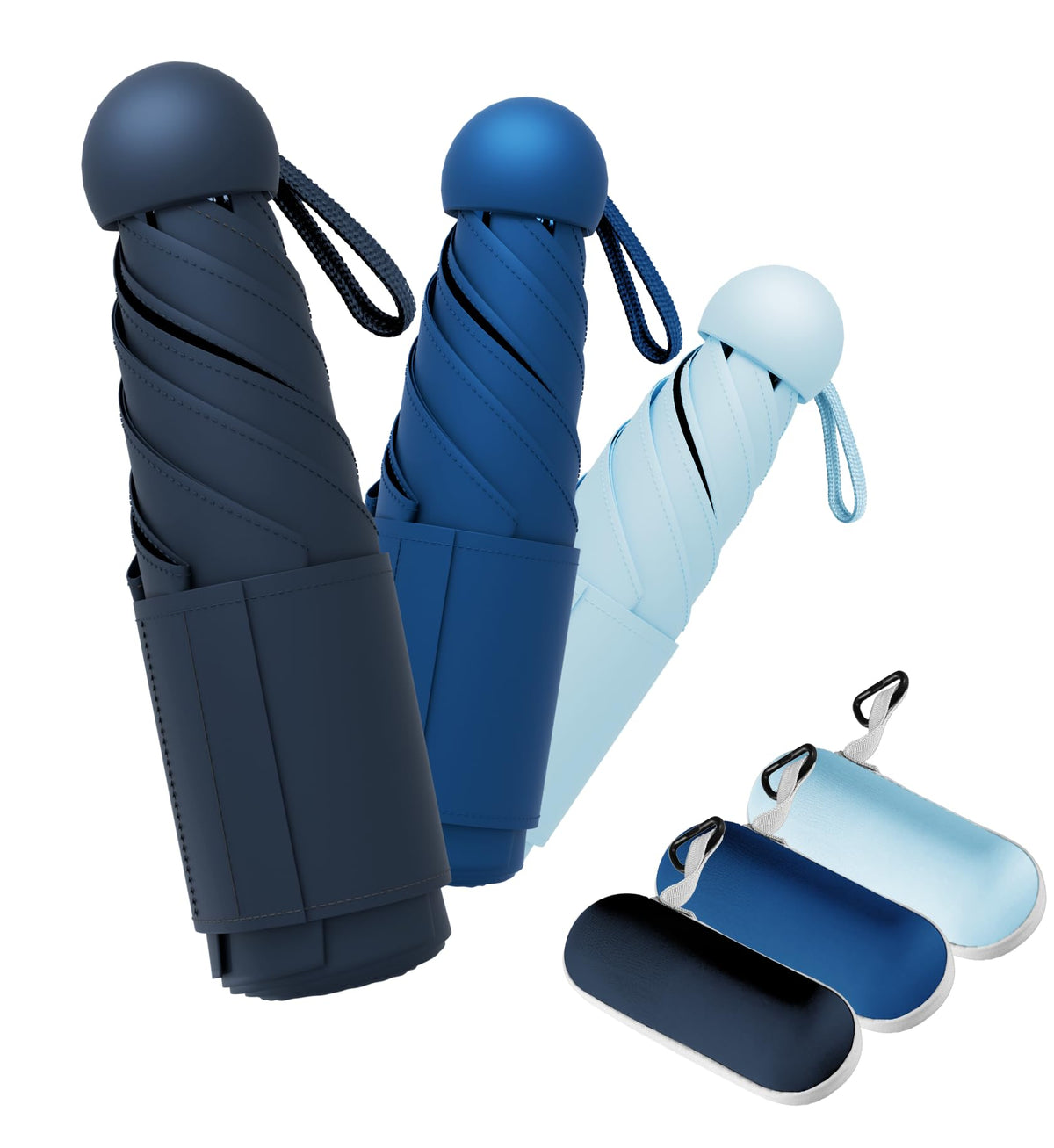 Umbrella Travel Size Mini Umbrella with UPF 100+ UV Rain Protection