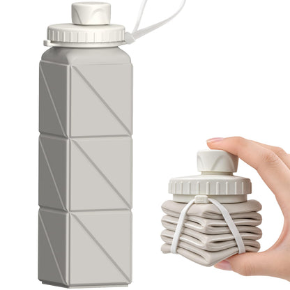 BEAUTAIL Collapsible Water Bottles 21oz/610mL, Silicone Travel Water Bottle