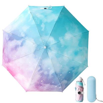 YumSur Mini Travel Sun & Rain Umbrella