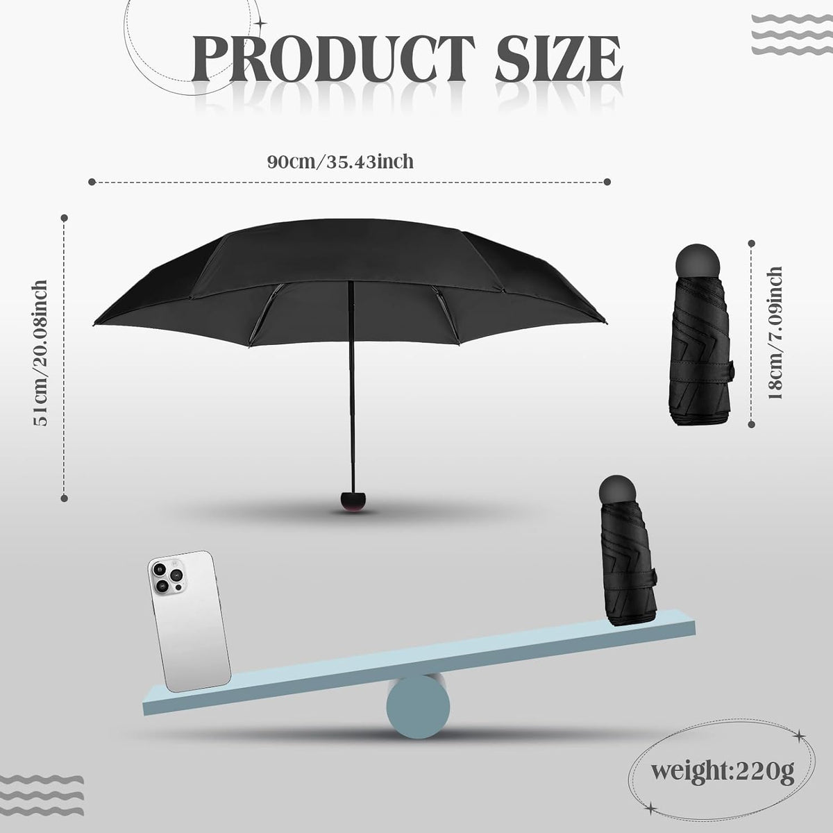 Sweetude 12 Pcs Mini Umbrellas Bulk for Purse, Travel