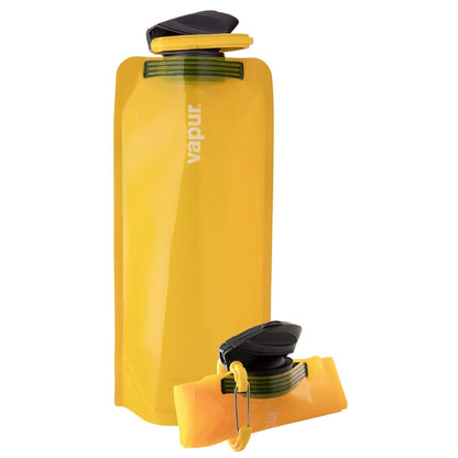 Vapur Collapsible Water Bottle with Carabiner - 23oz (0.7L) - Night Blue