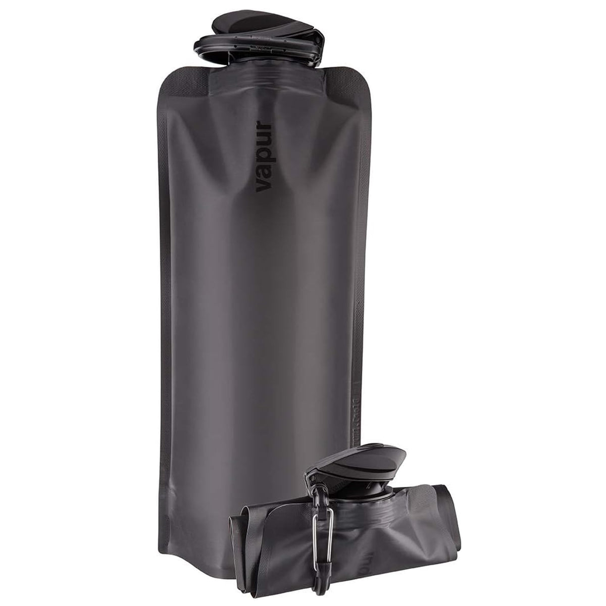 Vapur Collapsible Water Bottle with Carabiner - 23oz (0.7L) - Night Blue