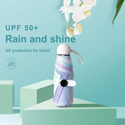 YumSur Mini Travel Sun & Rain Umbrella