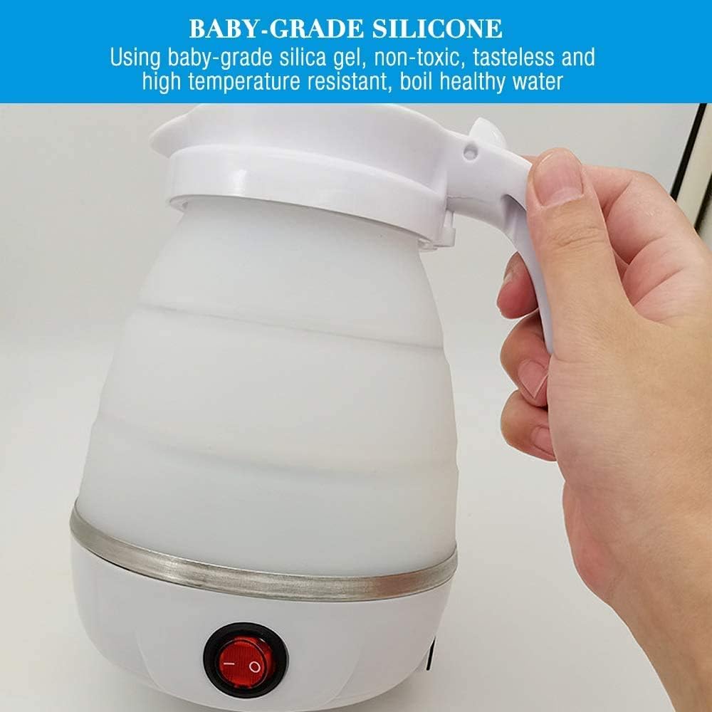 0.6L Small Travel Foldable Electric Kettle Collapsible Coffee Tea Kettle