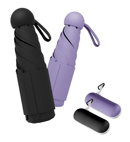 Umbrella Travel Size Mini Umbrella with UPF 100+ UV Rain Protection