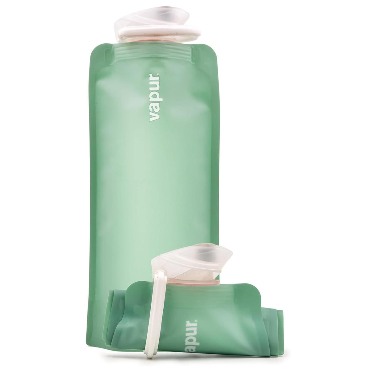 Vapur Collapsible Water Bottle with Carabiner - 23oz (0.7L) - Night Blue