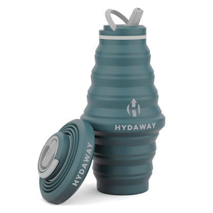 HYDAWAY 25oz Collapsible Water Bottle, Packable Leakproof for Travel