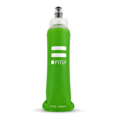 FITLY Soft Flask Running Water Bottle - Collapsible Hydration Flask