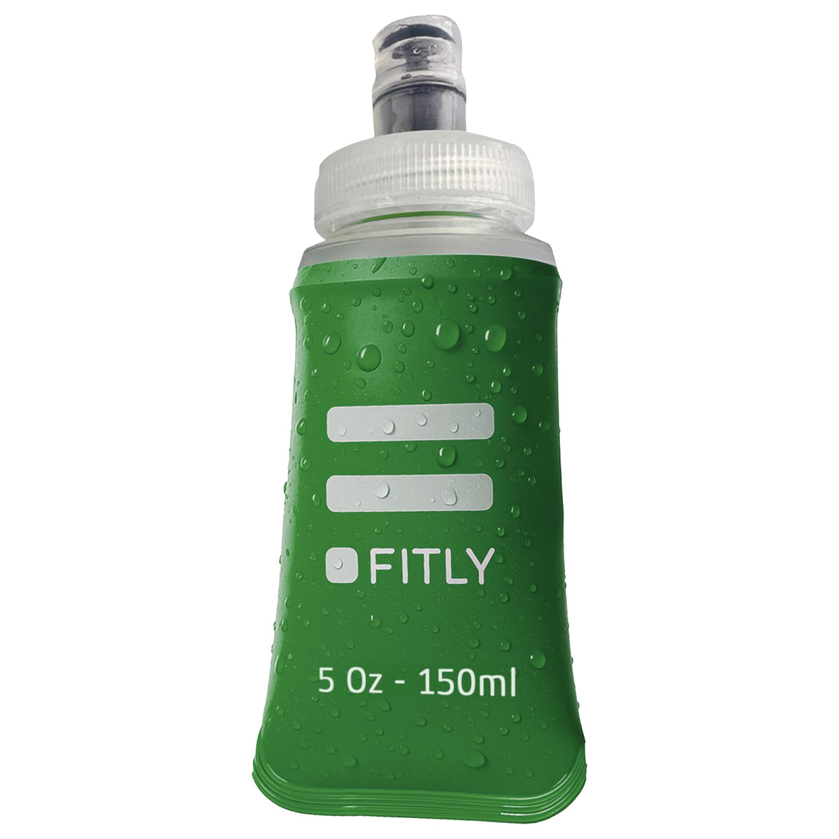 FITLY Soft Flask Running Water Bottle - Collapsible Hydration Flask