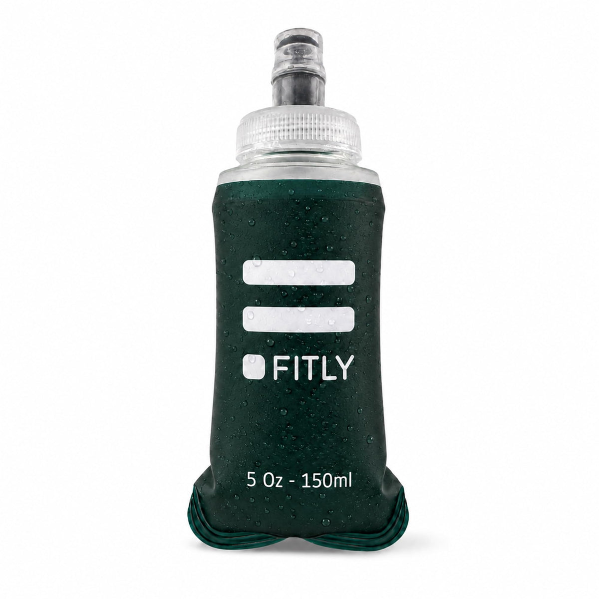 FITLY Soft Flask Running Water Bottle - Collapsible Hydration Flask