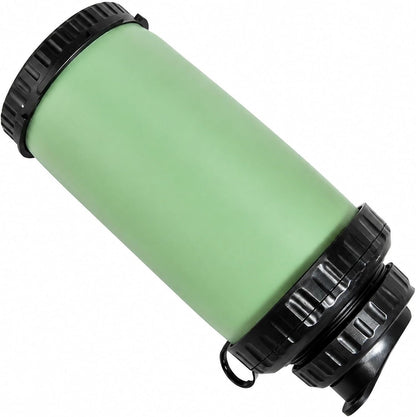 25oz 750ml Collapsible Water Bottle with Straw - BPA Free Silicone Foldable for Hiking Camping Travel Outdoor Sports Gym, Lightweight Portable Leakproof Reusable