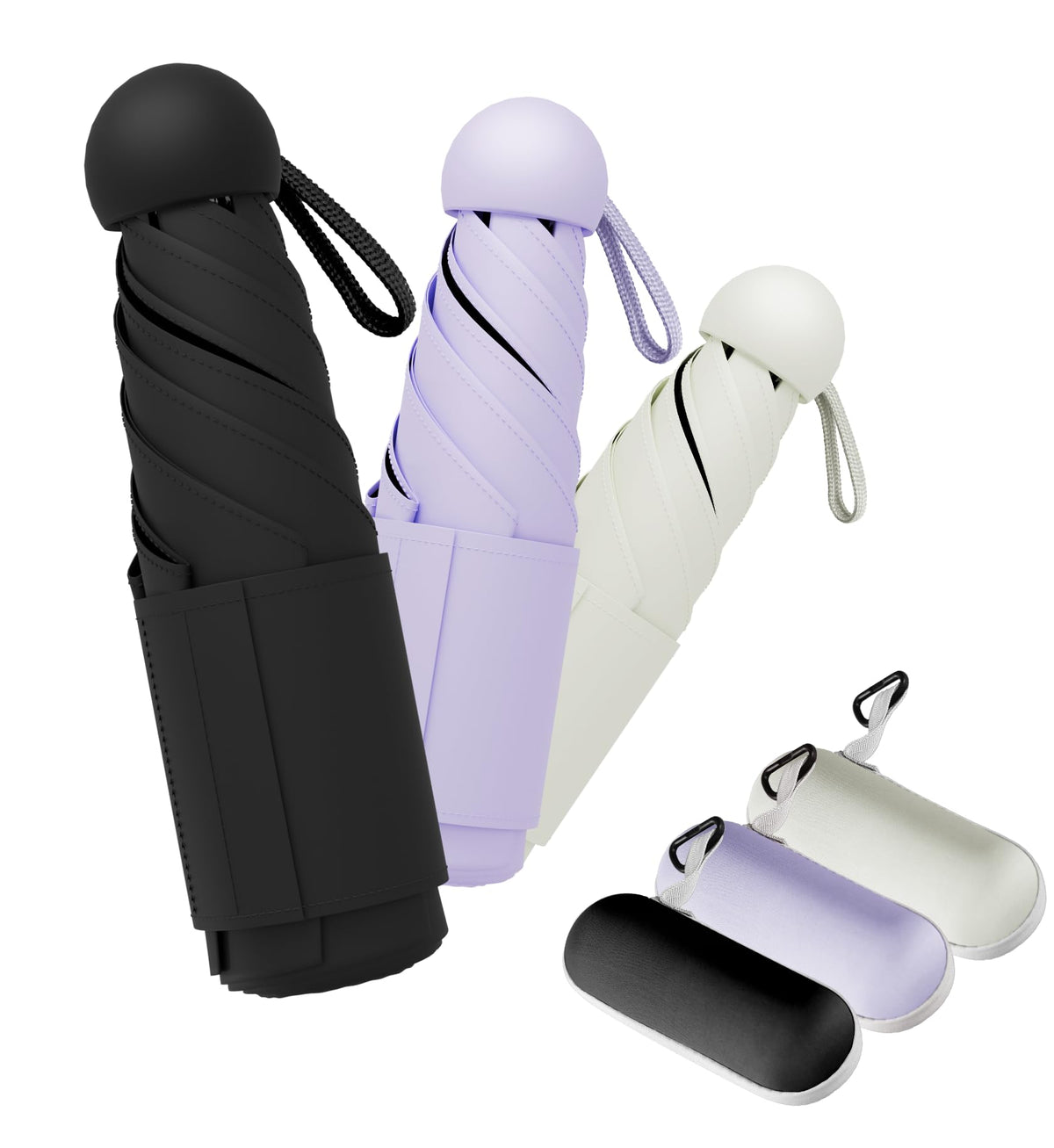 Umbrella Travel Size Mini Umbrella with UPF 100+ UV Rain Protection