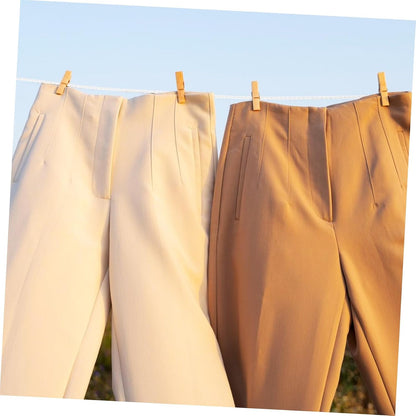 PVC Portable Retractable Clothesline White with Suction Cups, 5m