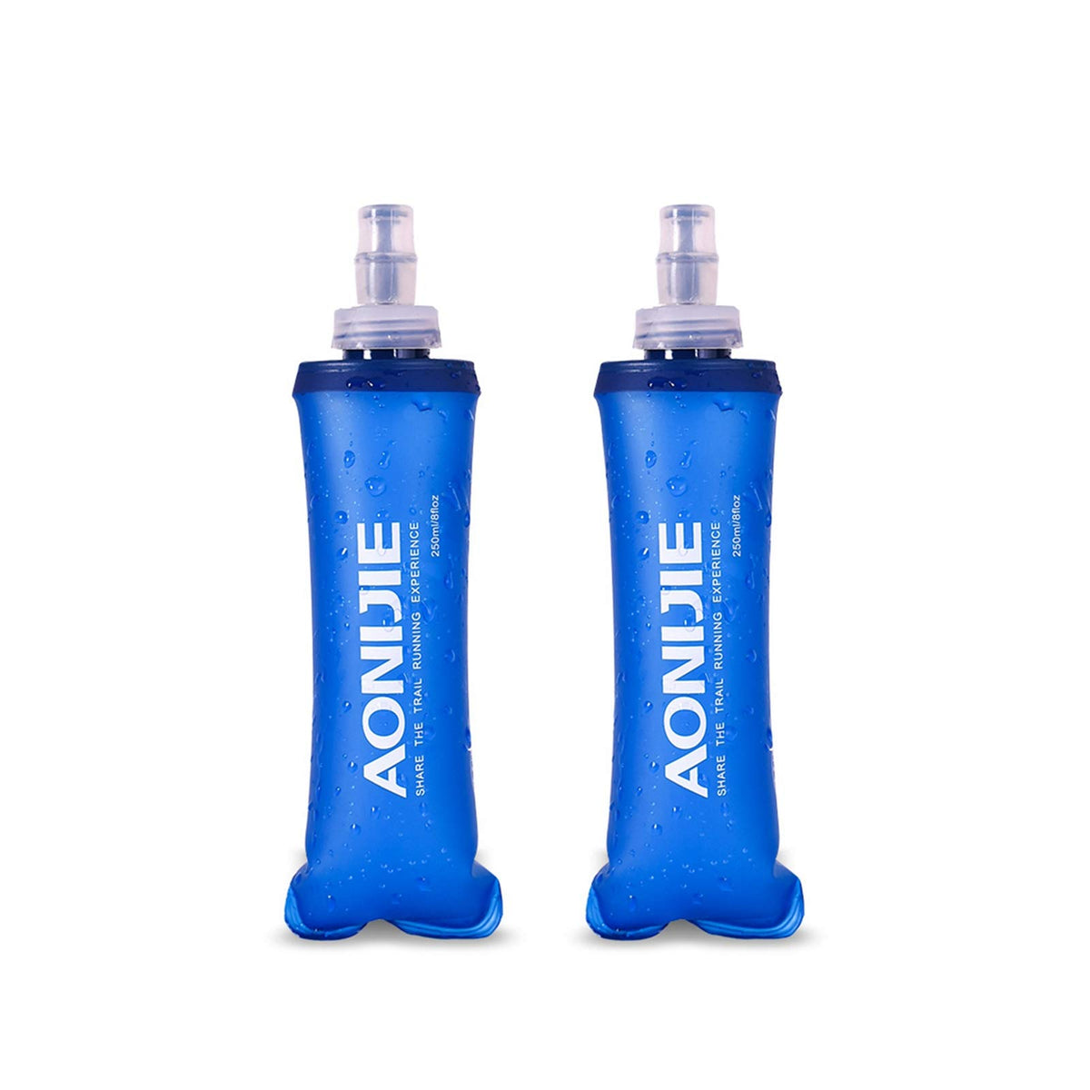 AONIJIE Soft Water Bottle, 2 Pack, 500ml