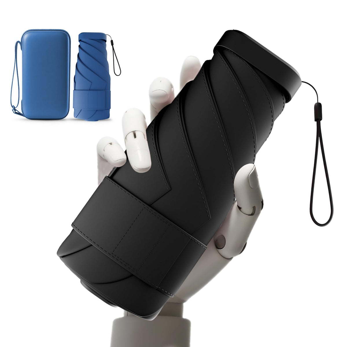 Mini Travel Umbrella, UPF 50+ Compact Fits in Purse