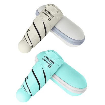 BAODINI Mini Travel Umbrella with UV Sun Protection, Compact Pocket-Size
