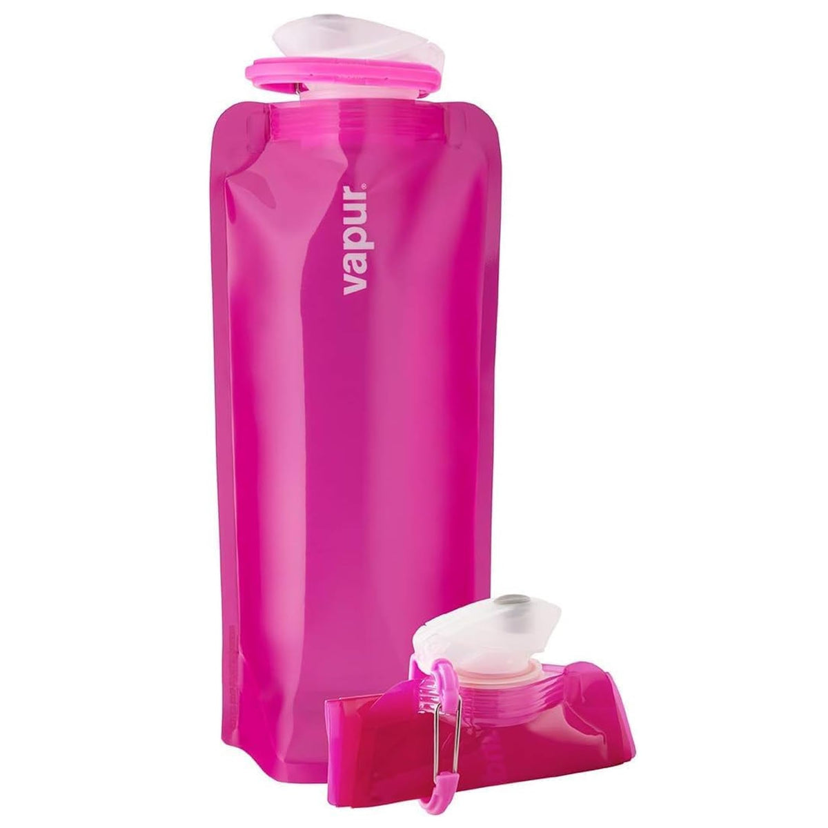 Vapur Collapsible Water Bottle with Carabiner - 23oz (0.7L) - Night Blue