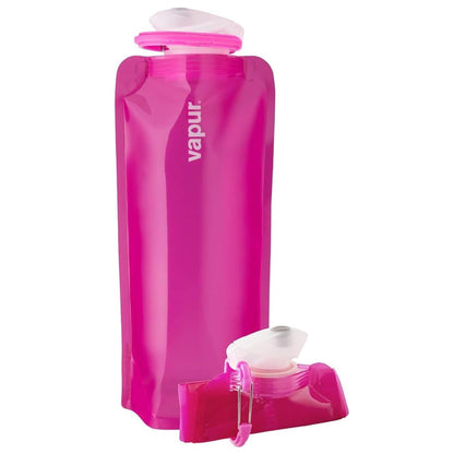 Vapur Collapsible Water Bottle with Carabiner - 23oz (0.7L) - Night Blue