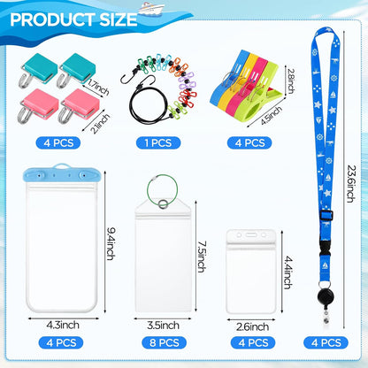 Cruise Essentials 2026,FACULX Cruise Must Haves Kit Luggage Tags