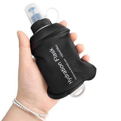 GUYI GYGYL Soft Flask Collapsible Water Bottle for Sports, 250ml White 2pcs