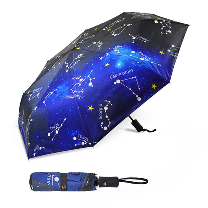 SY COMPACT Travel Umbrella - Windproof Automatic Compact Umbrellas for Rain