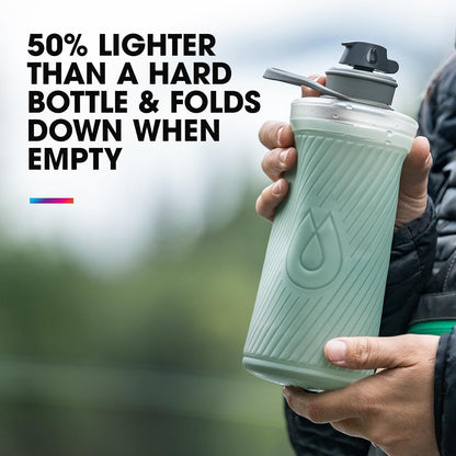 HydraPak Flux Collapsible Backpacking Water Bottle (750ml, 1L, 1.5L)