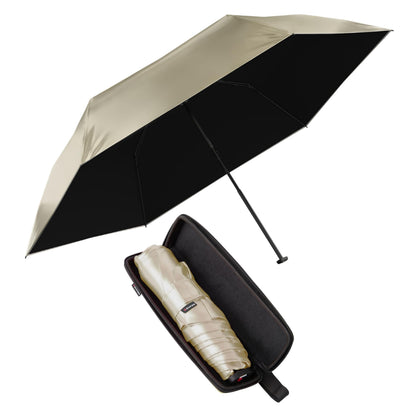 Knirps X4U My Clever Companion– 90cm Diameter Windproof Manual Open/Close Umbrella, Small and Compact Design for Travel and All Weather Protection, with Retractable Feature and Travel Case