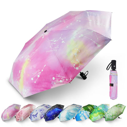 SY COMPACT Travel Umbrella - Windproof Automatic Compact Umbrellas for Rain