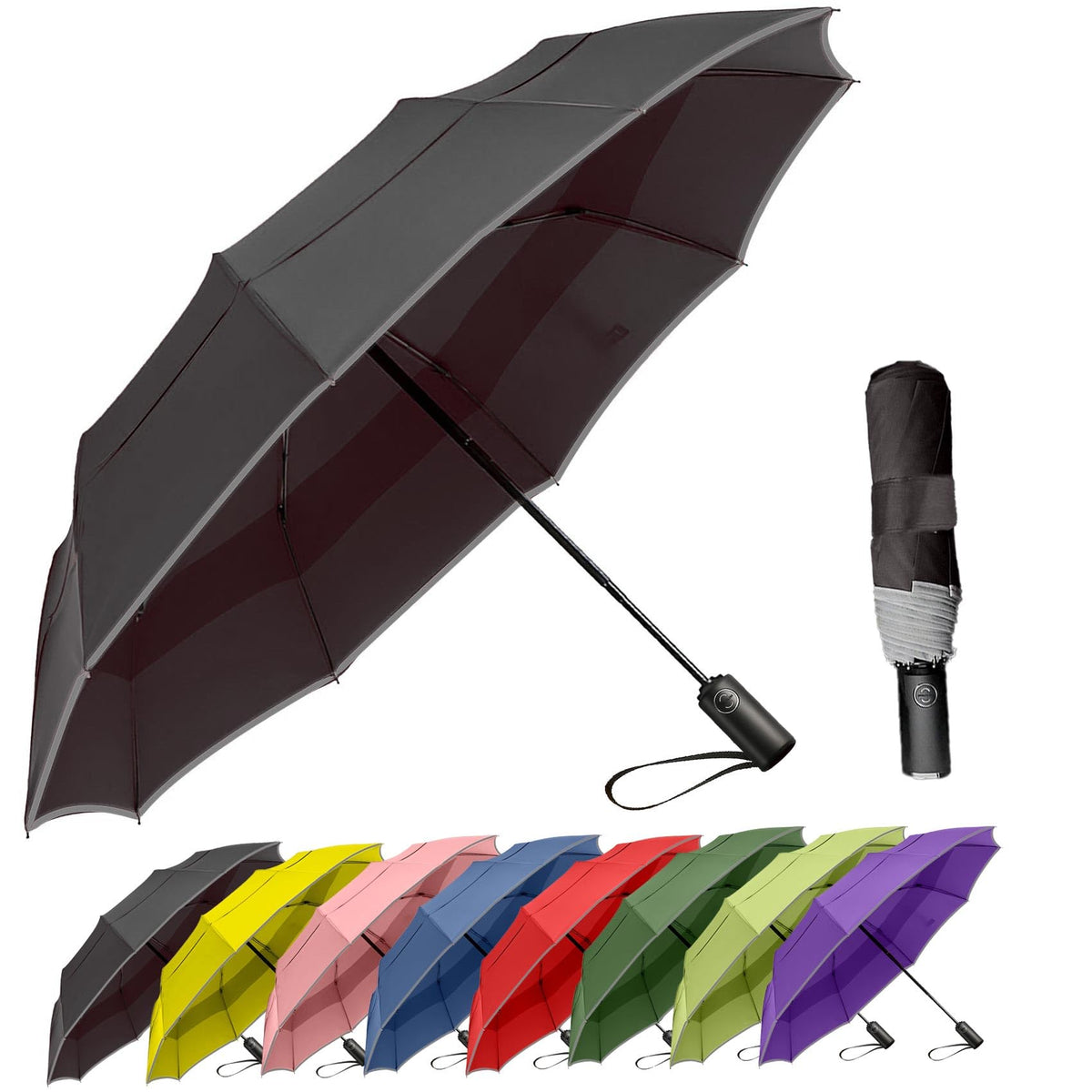 MRTLLOA Travel Essentials Mini/Compact Umbrella for Purse