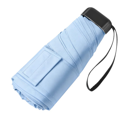 Mini Travel Umbrella, Ultra Waterproof Flat Compact Small for Pocket Purse