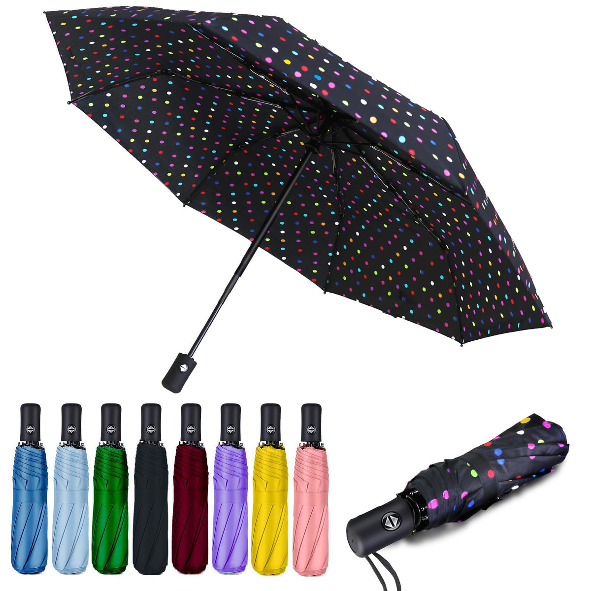 MRTLLOA Travel Essentials Mini/Compact Umbrella for Purse