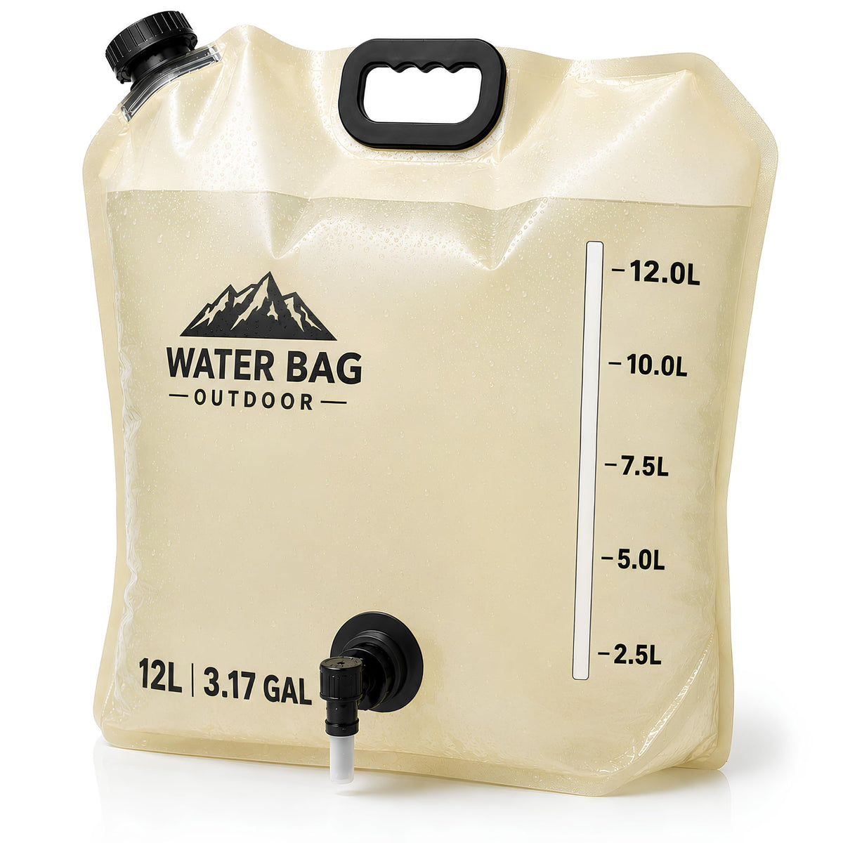 Camping Water Container 2 Gallon Collapsible Water Jug with Spout - Reusable Plastic Flasks, Foldable Empty Gallon Jug for Water Storage, Water Bag for Outdoor Hiking Emergency Prep (2 Pack)