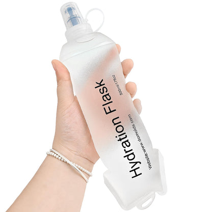 GUYI GYGYL Soft Flask Collapsible Water Bottle for Sports, 250ml White 2pcs
