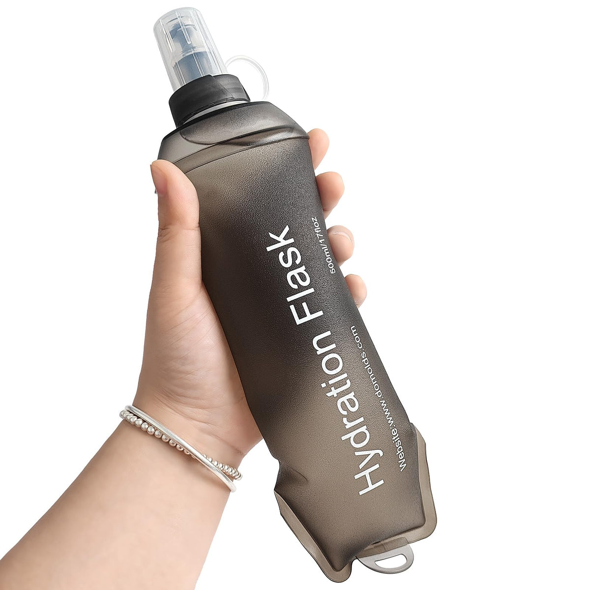 GUYI GYGYL Soft Flask Collapsible Water Bottle for Sports, 250ml White 2pcs