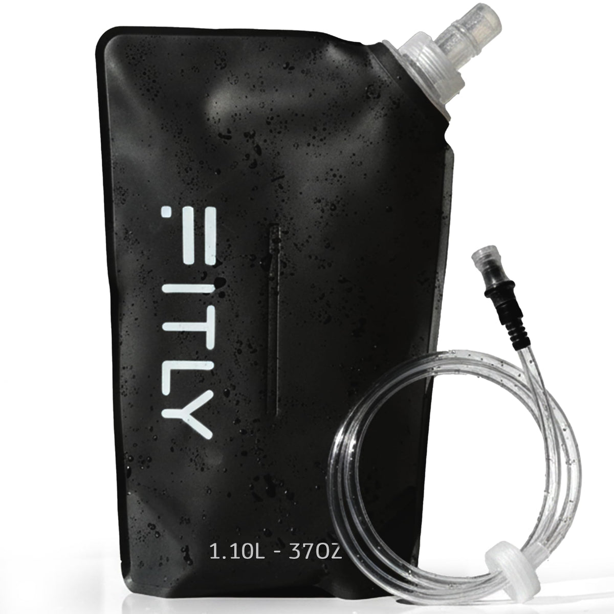 FITLY Soft Flask Running Water Bottle - Collapsible Hydration Flask