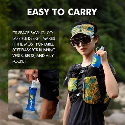 AONIJIE Running Water Bottle 2PCS Soft Flask