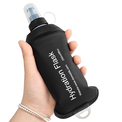 GUYI GYGYL Soft Flask Collapsible Water Bottle for Sports, 250ml White 2pcs