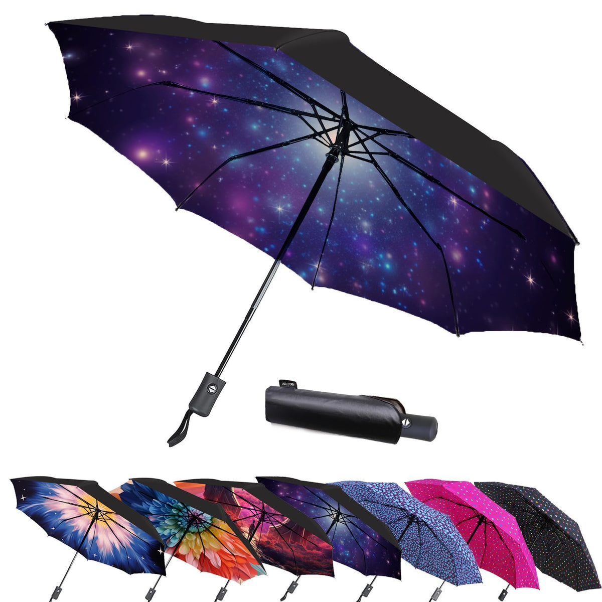 MRTLLOA Travel Essentials Mini/Compact Umbrella for Purse