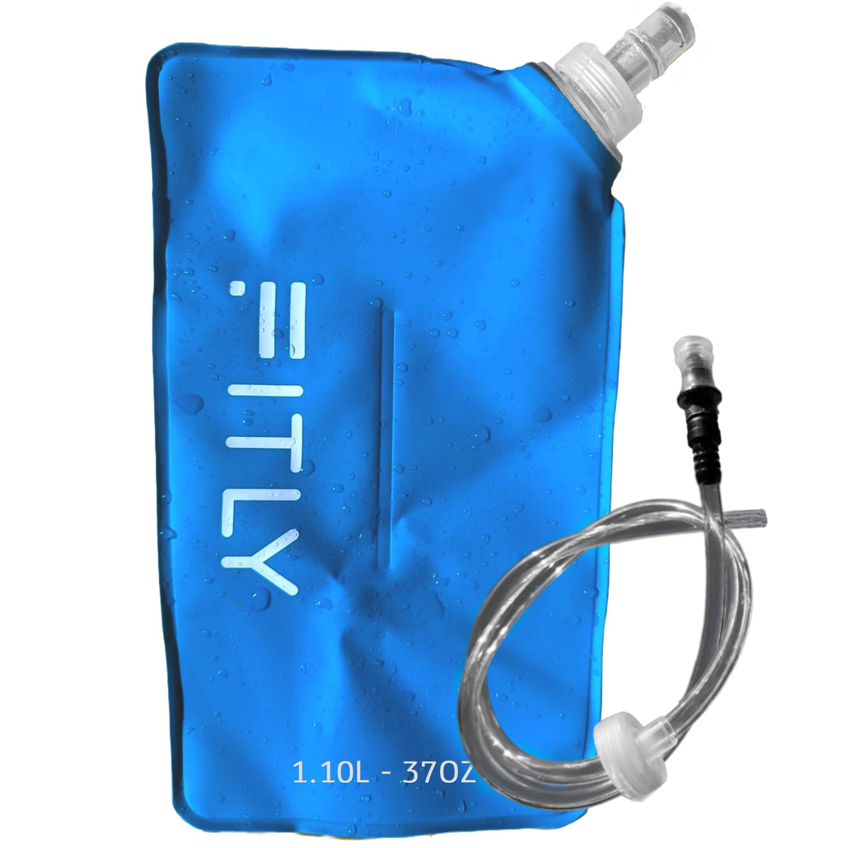 FITLY Soft Flask Running Water Bottle - Collapsible Hydration Flask