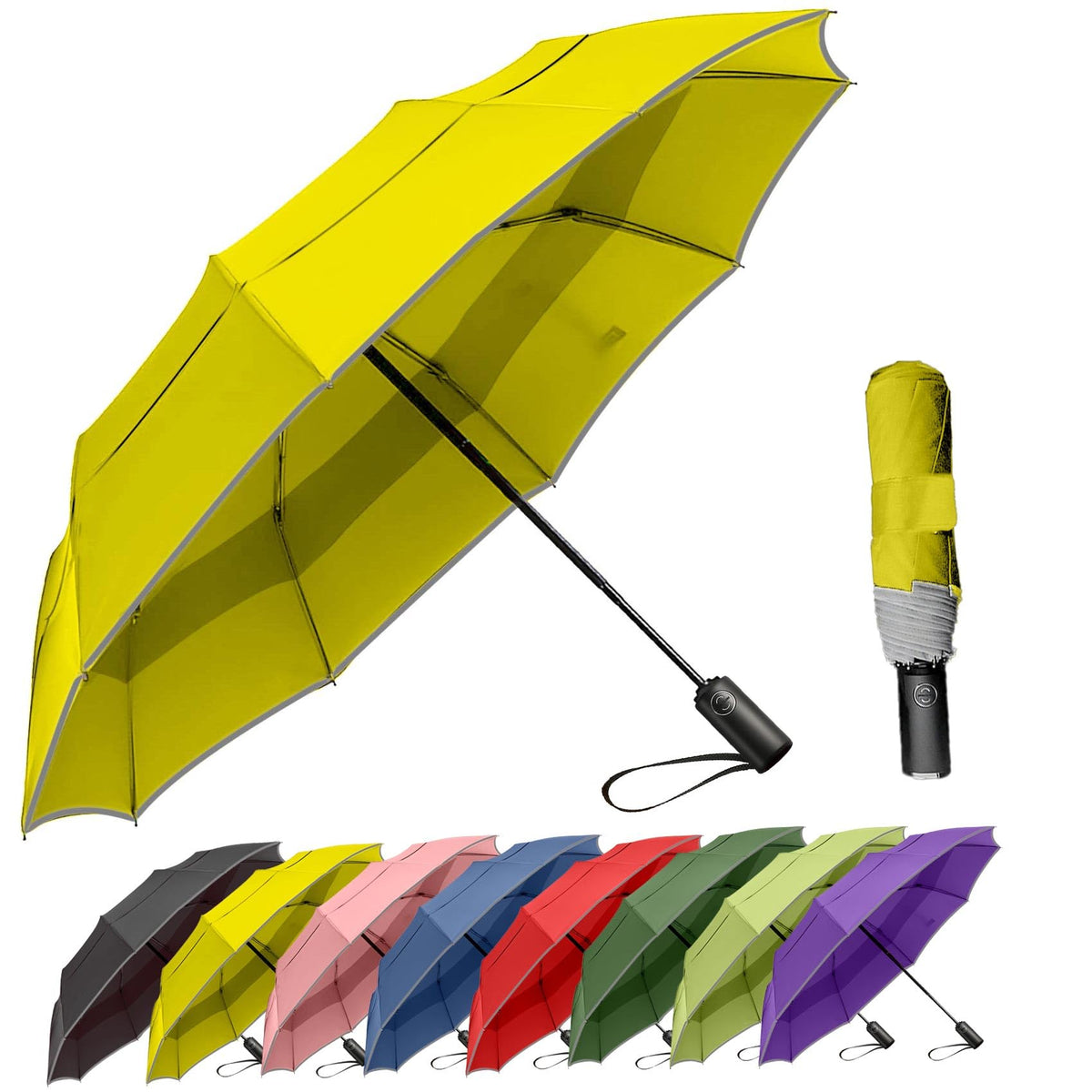 MRTLLOA Travel Essentials Mini/Compact Umbrella for Purse