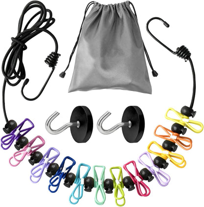 Esoes Magnetic Clothesline for Cruise Ship - 2027 Updated Stronger Magnets