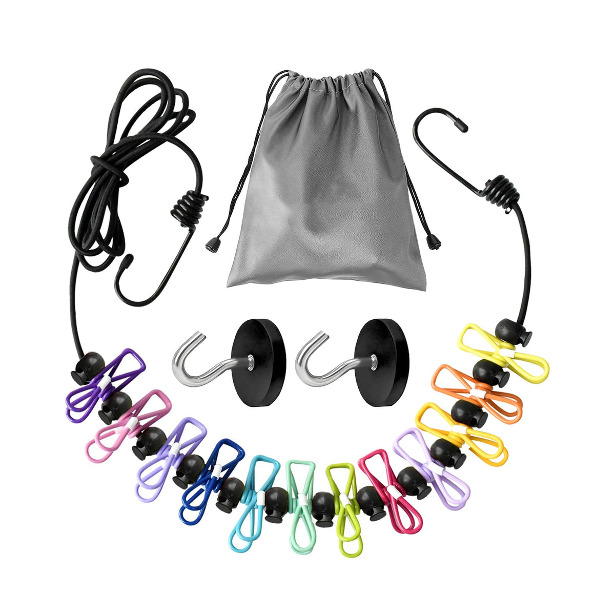 Esoes Magnetic Clothesline for Cruise Ship - 2027 Updated Stronger Magnets