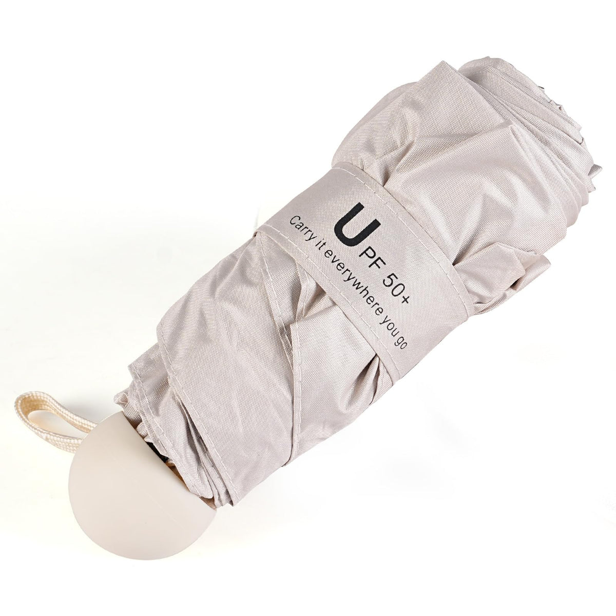 Mini Umbrella for Travel, Compact Folding Umbrella with Case