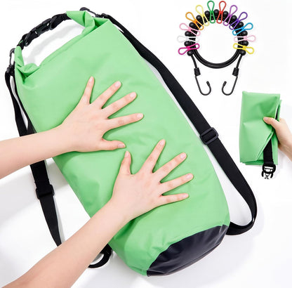 Shinylin Portable Hand Wash Bag with Retractable Clothesline, 7.9 Gallons